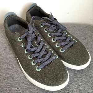 AllBirds Gray White Piper Merino Wool Women's Size 11 Sneakers Shoes